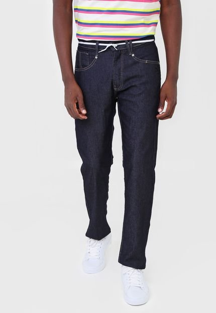Calça Jeans S Starter Slim Pespontos Azul-Marinho - Marca S Starter