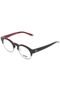 Óculos de Grau Evoke Capo III Preto/Vermelho - Marca Evoke