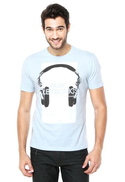 Camiseta Carmim Music Eletronics Azul - Marca Carmim