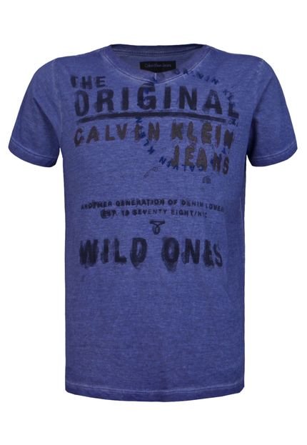 Camiseta Calvin Klein Kids Azul - Marca Calvin Klein Kids