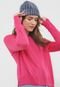 Suéter Hering Tricot Raglan Pink - Marca Hering