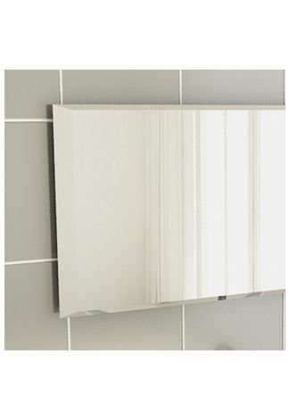 Espelheira para Banheiro Modelo 28 40cm Branca Tomdo