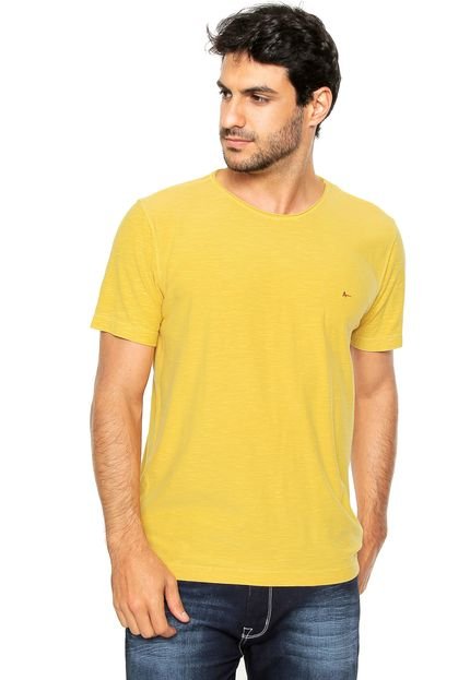 Camiseta Aramis Regular Fit Estonada Amarela - Marca Aramis
