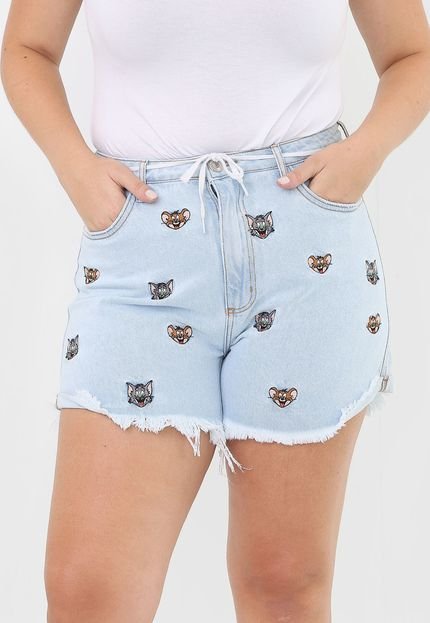 Short Jeans My Favorite Thing(s) Tom e Jerry Azul - Marca My Favorite Things