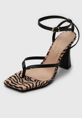 Sandália My Shoes Tigre Preta