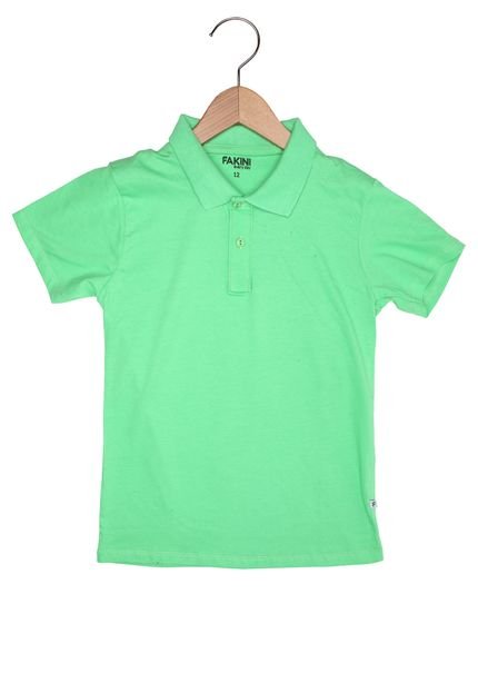 Camisa Polo Fakini Menino Verde - Marca Fakini
