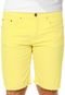 Bermuda Calvin Klein Jeans Bolsos Amarela - Marca Calvin Klein Jeans