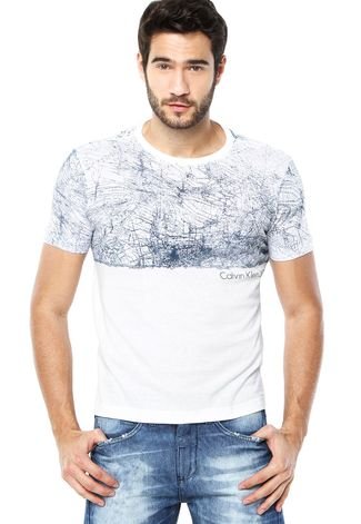 Camiseta Calvin Klein Jeans Line Branca