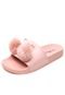 Chinelo Slide Ramarim Pompoms Rosa - Marca Ramarim