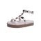 Sandalia Papete Rasteira Feminina Off White Piramide Sola Alta Rado Shoes - Marca RADO SHOES