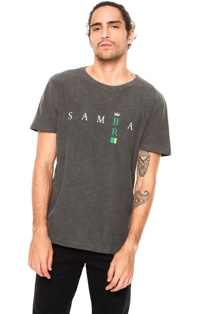 Camiseta Osklen Samba Cinza - Marca Osklen