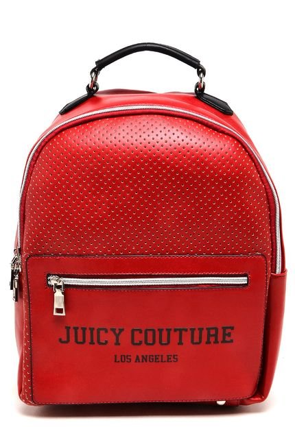 Mochila Juicy Couture Perfuros Vermelha - Marca Juicy Couture