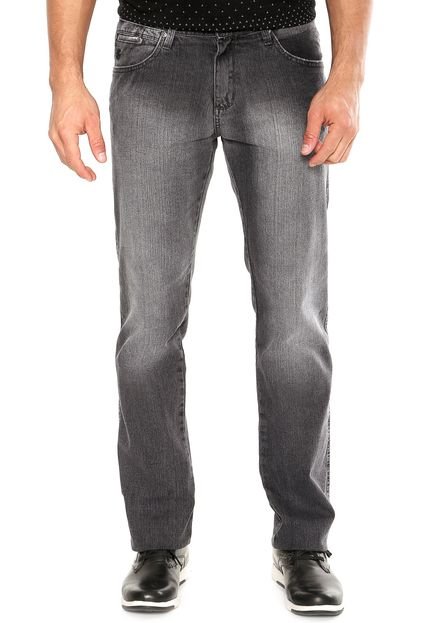Calça Jeans Aleatory Tradicional Reta Comfort Preta - Marca Aleatory