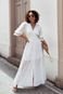 Vestido Vanibele Super Midi Off White - Marca Vanibele