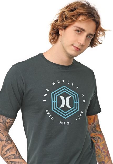 Camiseta Hurley Hexa Icon Verde - Marca Hurley