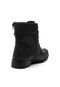 Bota Coturno DAFITI SHOES Bico Redondo Preta - Marca DAFITI SHOES