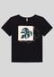 T-shirt Plus Size com Estampa Costela-de-Adão - Marca Lunender