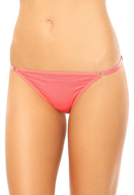 Calcinha Calvin Klein Underwear Tanga Visco Liso Rosa - Marca Calvin Klein Underwear
