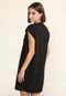 Vestido Colcci Curto Logo Preto - Marca Colcci