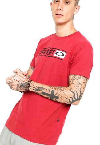 Camiseta Oakley Running Miles Vermelha - Compre Agora