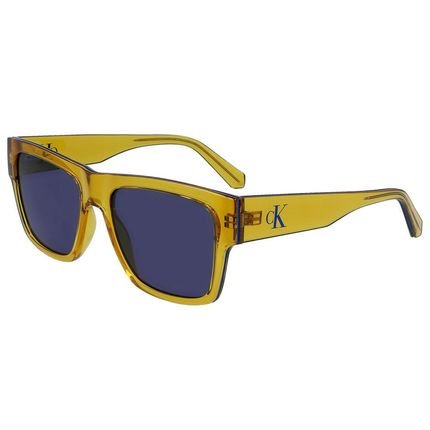 Óculos de Sol Calvin Klein Jeans CKJ23605S 701 - Amarelo 56 - Marca Calvin Klein Jeans