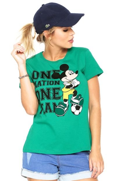 Blusa Cativa Brasil Verde - Marca Cativa Disney