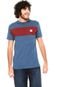 Camiseta Hang Loose Block Azul/Vermelho - Marca Hang Loose