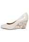 Scarpin Vizzano Anabela Branco - Marca Vizzano