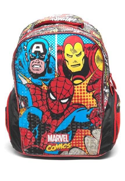 Mochila Xeryus Infantil 14 Marvel Comics Legends Vermelha - Marca Xeryus