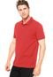 Camisa Polo Aramis Manga Curta Bordado Degradê Vermelha - Marca Aramis