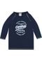 Camiseta Hering Kids Proteção Solar UV Menino Escrita Azul-Marinho - Marca Hering Kids