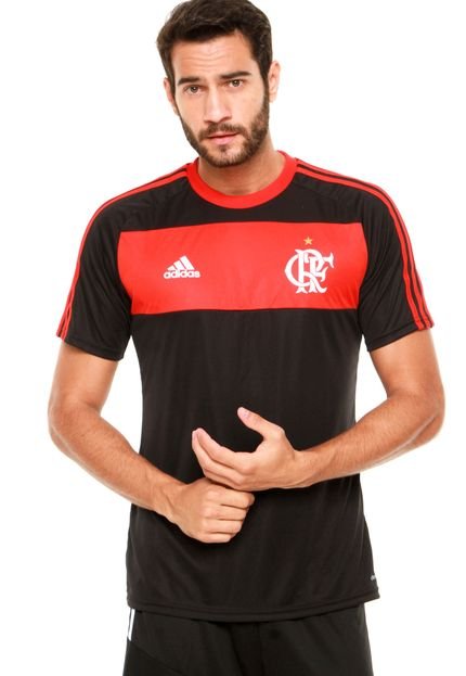 Camisa adidas Flamengo I Preta/Vermelha - Marca adidas Performance