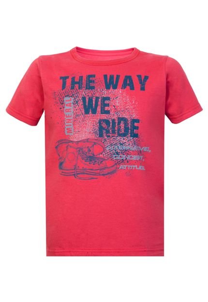Camiseta Mineral Ride Vermelha - Marca Mineral