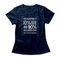 Camiseta Feminina Programming Is - Azul Marinho - Marca Studio Geek 