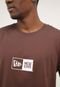 Camiseta New Era Box Branded Marrom - Marca New Era
