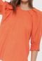 Blusa Colcci Lastex Laranja - Marca Colcci