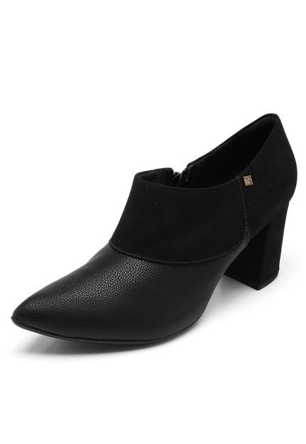 Ankle Boot Piccadilly Bico Fino Preto - Marca Piccadilly