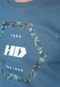 Moletom Flanelado Fechado HD Hawaiian Dreams Logo Azul - Marca HD Hawaiian Dreams