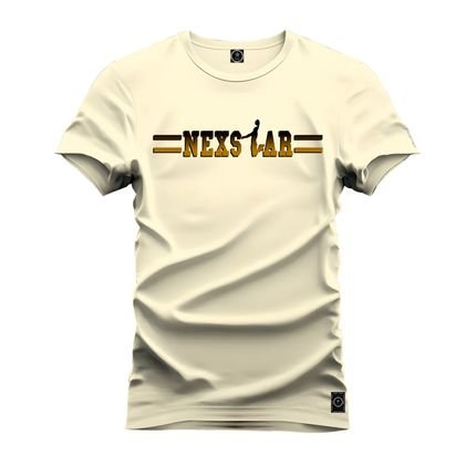 Camiseta Plus Size Agodão T-Shirt Unissex Premium Macia Estampada Nexstar Basquete - Pérola - Marca Nexstar