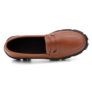 Mocassim Feminino Oxford Tratorado Caramelo