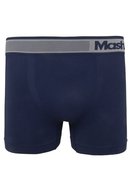 Cueca Boxer MASH Logo Azul - Marca MASH