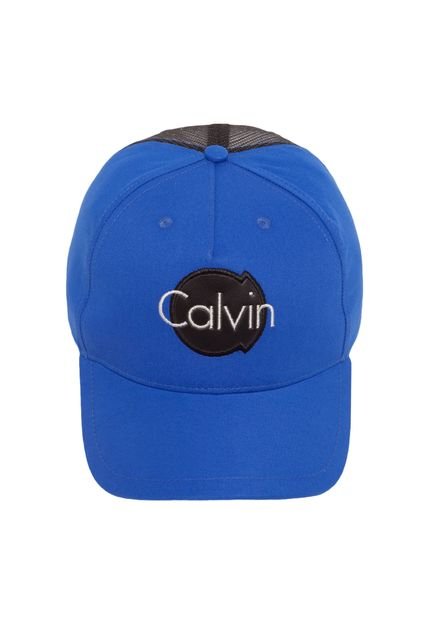 Boné Calvin Klein Aplique Logo Azul - Marca Calvin Klein