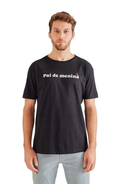 Camiseta Pai De Menina Reserva Preto - Marca Reserva