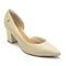 Scarpin Usaflex Feminino Em Couro Salto Bloco Bico Fino Detalhe Costura AL4105 - Marca Usaflex