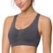 Top Fitness Nadador Selene Sem Costura Sport Academia Preto Mescla - Marca Selene