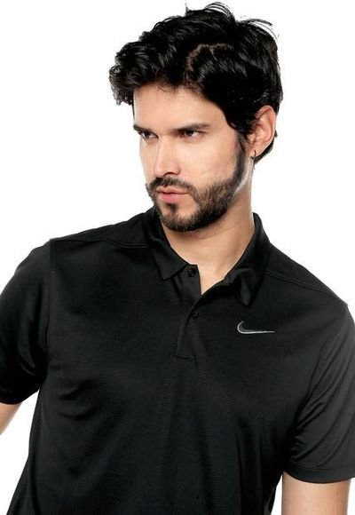 Polo negro online nike