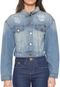 Jaqueta Cropped Jeans Sommer Destroyed Azul - Marca Sommer