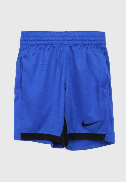 Short Infantil Nike Menina Liso Azul - Marca Nike