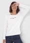 Camiseta Tommy Hilfiger Logo Bordado Branca - Marca Tommy Hilfiger