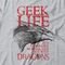 Camiseta Geek Life - Mescla Cinza - Marca Studio Geek 